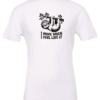 white t-shirt saying i move when i feel like it featuring a sloth hanging in a tree branch