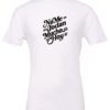 white t-shirt saying no me jodan mucho hoy