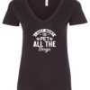 black dog lover v-neck t-shirt saying I just want to pet all the dogs